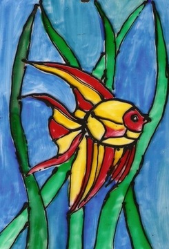 Краски витражные TOMA для стекла и керамики, 10 шт.