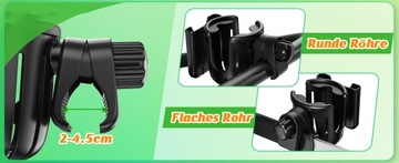 UCHWYT NA KUBEK TELEFON CZARNE DO CIĄGNIKA CIĘŻARÓWKI TIR