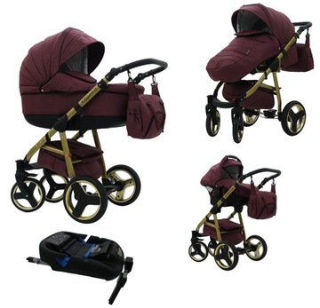 Wózek dziecięcy Karex Quero 4 w1 Gold+ISOFIX