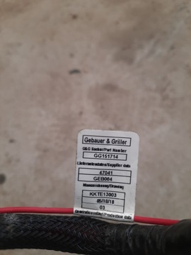 DODGE DURANGO 18- PŘÍVOD AKUMULÁTORU KLIKA PLUS 68322414AB USA