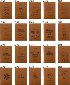 КНИГА-КАЛЕНДАРЬ 2025 Daily с гравировкой ПОДАРОЧНЫЙ ЛОГОТИП А5 Цвет КОРИЧНЕВЫЙ