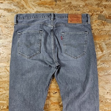 Spodnie Jeansowe LEVIS 504 Błękitne Męskie Slim Dżins Denim 28x32 NOWE