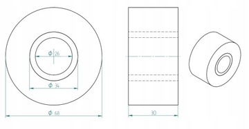 Taśma Datowania Datownika Hot-Stamp 30mm 122MB