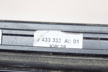 BMW 4 COUPE F32 420I PŘEDNÍ PRAVÉ DVEŘE LIŠTA OKENNÍ 7433332 201
