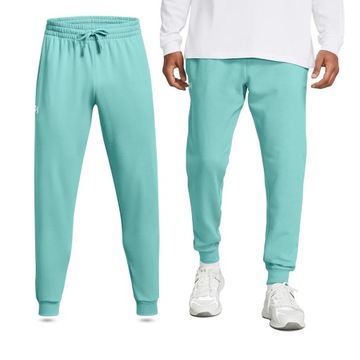 SPODNIE DRESOWE MĘSKIE UNDER ARMOUR DRESY JOGGERY BAWEŁNA SPORTOWE 1379774