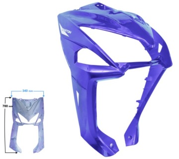 Obudowa reflektora niebieska Flash 50