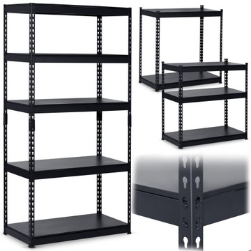 СТЕЛЛАЖ ЛОФТ МЕТАЛЛИЧЕСКИЙ СКЛАДСКИЙ, УСИЛЕННЫЙ, СТАБИЛЬНЫЙ, 183х90х45см, 1250кг