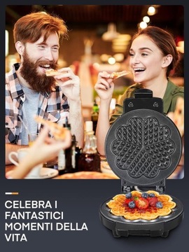 Вафельница FOHERE, 900 Вт, с антипригарным покрытием
