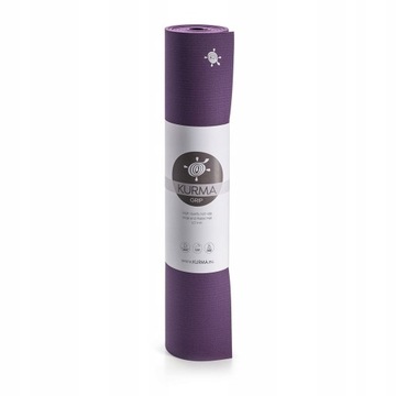 Mata Kurma Sadhana Grip 200x60 cm 6,5 mm Purpurowy