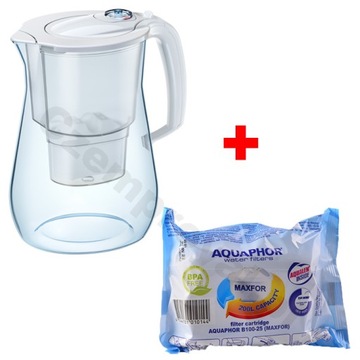Dzbanek filtrujący Aquaphor Onyx Biały + B100-25