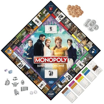 НАСТОЛЬНАЯ ИГРА BRIDGERTONS MONOPOLY — NETFLIX SERIES F5688 PL версия