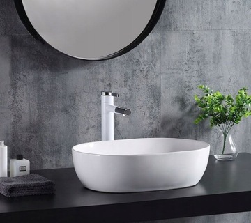 AMELIA Керамическая раковина на столешницу - REA