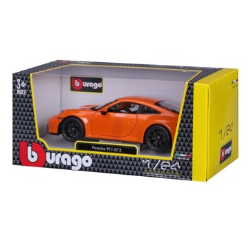 BBURAGO metal, 1:24 PORSCHE 911 GT,3 orange