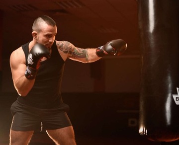 БОКСЕРСКИЕ ПЕРЧАТКИ ДЛЯ ТРЕНИРОВОЧНЫХ СПАРИНГА ДЛЯ СУМКИ DBX BUSHIDO, 14 унций