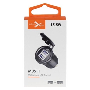 eXtreme MUS11 2x USB-разъема для мотоцикла