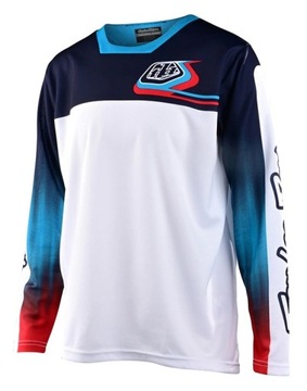 Troy Lee Designs Jersey Sprint Fuel White Junior L