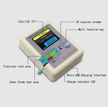 Мультиметр-тестер TC-1 LCD с дисплеем 8 дюймов.