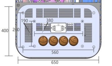 Крышный кондиционер/крышный кондиционер Coolpro2200 12V R134a