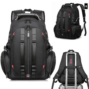 PLECAK DAMSKI MĘSKI GÓRSKI TURYSTYCZNY SPORTOWY USB 40L WIELOFUNKCYJNY