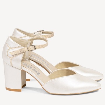 BRILU DEKORACYJNE ŚLUBNE CZÓŁENKA IVORY 41