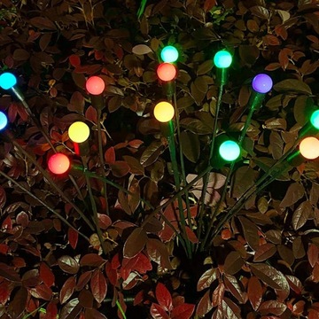 2x СОЛНЕЧНЫЕ ЛАМПЫ СОЛНЕЧНЫЕ ЛАМПЫ С САДОВЫМИ ШАРАМИ 6x СВЕТОДИОДЫ ДЛЯ САДА