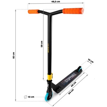 Самокат для трюков ABEC-9 SOKE GO!