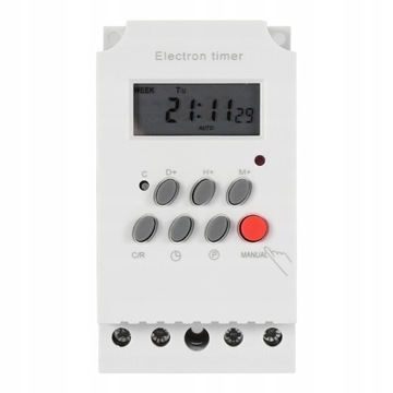 ZEGAR PROGRAMATOR CYFROWY CZASOWY AC-DC12V