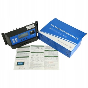 РЕГУЛЯТОР СОЛНЕЧНОЙ ЗАРЯДКИ PWM LCD USB 12/24В 10А Премиум БЕЗОПАСНО!