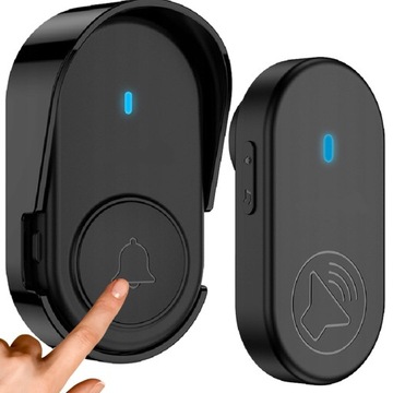 БЕСПРОВОДНОЙ Водонепроницаемый ДВЕРНОЙ ЗВОНОК С КОЗЫРЕМ 2 СВЕТОДИОДНЫХ ПРИЕМНИКА 250М