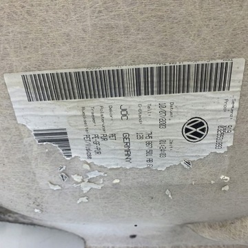 Podsufitka tył + przód komplet zestaw VW T5 MULTIVAN 2 x drzwi 03r