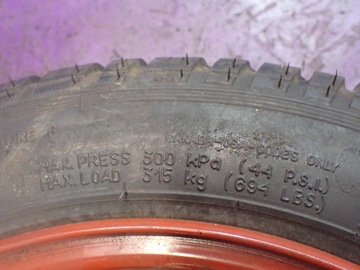 FIAT PANDA II ALFA KOLO DOJEZDOVÉ REZERVY 4X98 135/70 R13