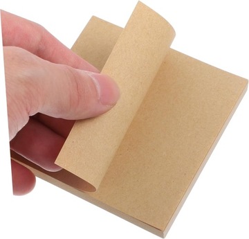 5 коричневых заметок, липкие закладки, закладки