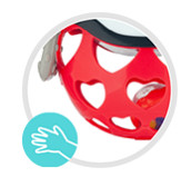 CANPOL BABIES ZABAWKA GRZECHOTKA PIŁKA KOTEK +3m