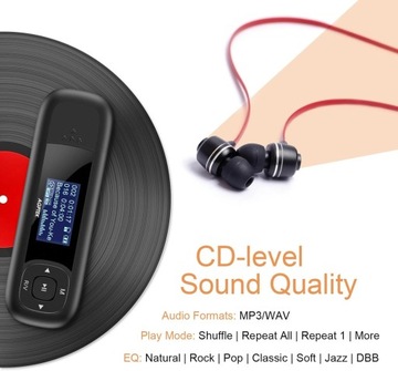 MP3 AGPtek U3 черный 64 ГБ