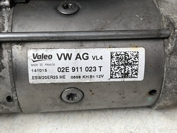 02E911023T STARTÉR 2.0 TDI 110 2015 VW PASSAT B8 (3G2)