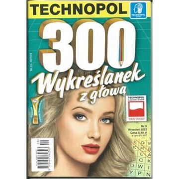 WYKREŚLANKI 300 WYKREŚLANEK z głową 9/2023