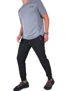 БРЮКИ СПОРТИВНЫЕ МУЖСКИЕ, длинные, эластичные, КАРМАНЫ, МОЛНИИ - 3XL