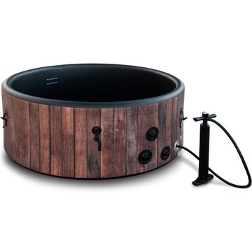 НАДУВНОЙ БАССЕЙН GARDEN SPA С ГИДРОМАССАЖЕМ САД НА 6 ЧЕЛОВЕК 2024 РУСТИКА COI