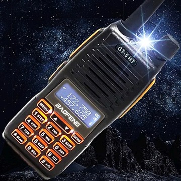 Рация Baofeng GT-5 HT 8W коротковолновая + СКАНЕР Police NEW UV-82