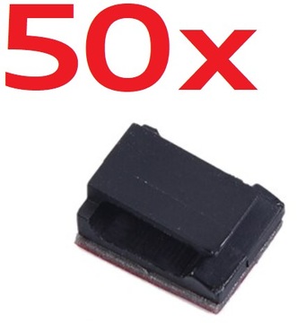 50x ORGANIZER DO KABLI ZACZEP UCHWYT LAMPEK OZDÓB