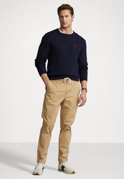 Sweter ze wzorem warkocza Polo Ralph Lauren S