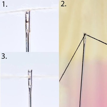 НАБОР ИГЛ ДЛЯ РУЧНЫХ САМОНИТКИ, ИЗ 12 РАЗМЕРОВ ШВЕЙНОГО НАБОРА
