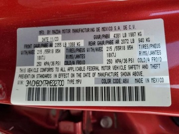 Mazda CX-30 2023 Mazda CX-30 2.5 191 KM, 4x4, bogata wersja Preferred, piekny kolor, import, zdjęcie 11