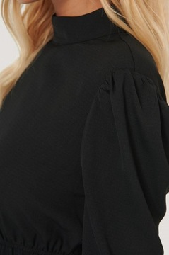 ПЛАТЬЕ С БУХАМИ, ЧЕРНОЕ 34 NA-KD PARTY NKD06