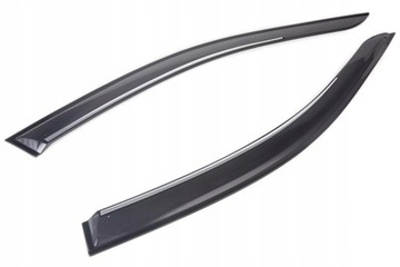 Owiewki przednie boczne CLIMAIR CLI0033908 VW Passat B8 czarne zestaw