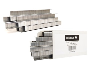 Zszywki 4PRO typ140 taker 14mm - 1000szt ocynk zszywacz młotkowy dekarski
