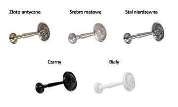 РОЗЕТКА крючок-держатель крючок для крепления штор ЦВЕТ АНТИЧНОЕ ЗОЛОТО