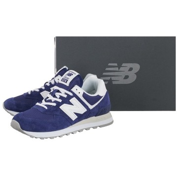 Buty Sneakersy New Balance WL574FK2 Granatowe