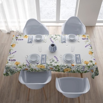 СКАТЕРЬ СТОЙКАЯ К ПЯТЯНИЯМ 140X220 GCM ГЛАДКАЯ МАТОВАЯ ТОЛСТАЯ ДЕКОРАТИВНАЯ