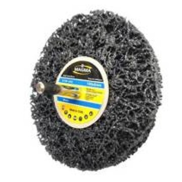 KRĄŻEK DO USUWANIA RDZY DYSK WŁOSY MURZYNA 100mm x 6mm